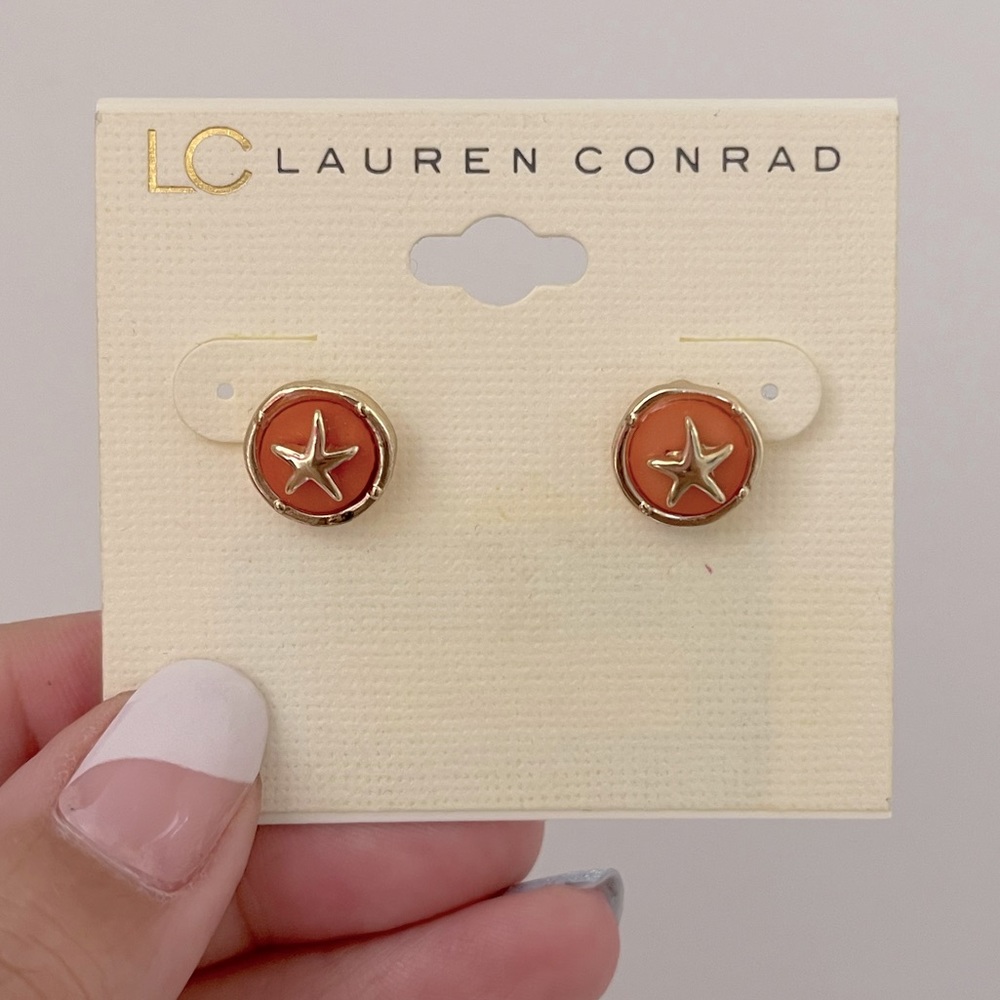 LC Lauren Conrad Starfish Studs